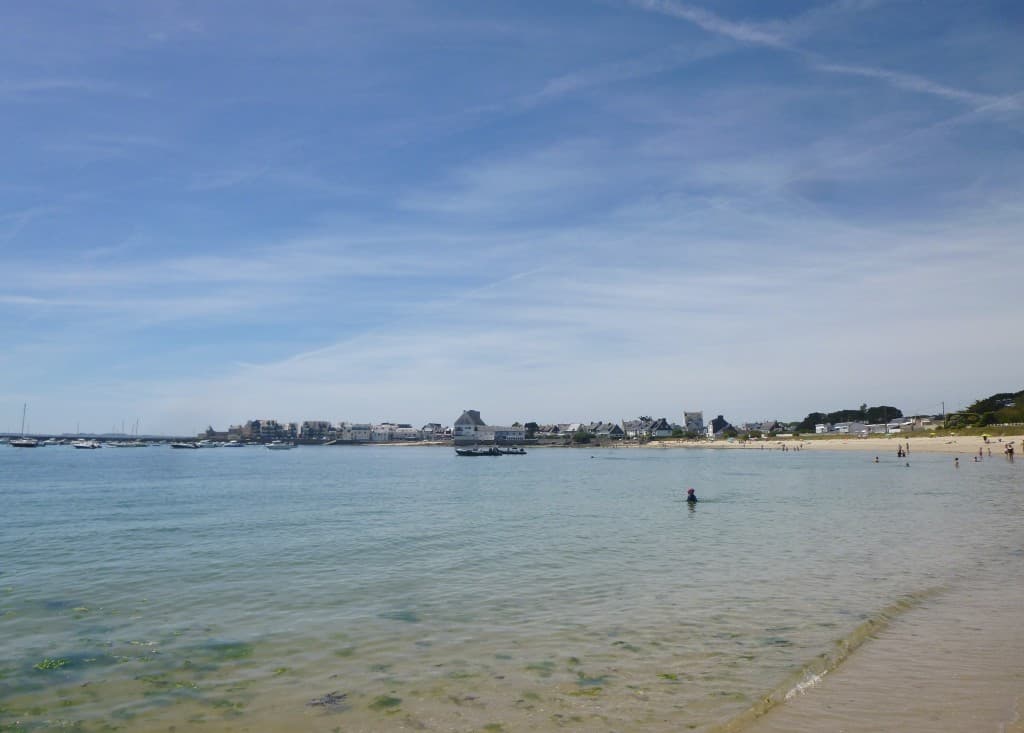 L'anse du Stole et le port de Lomener
