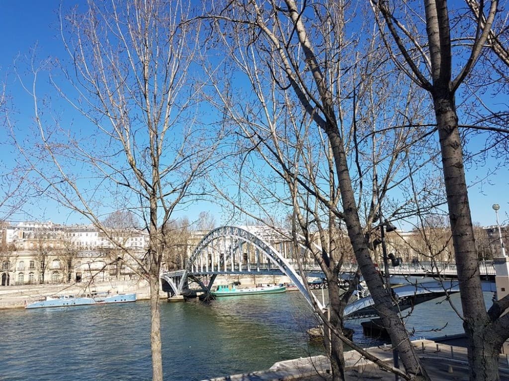 La passerelle Debilly. Paris 7e