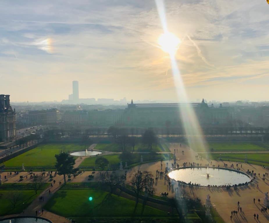 Le soleil aux Tuileries