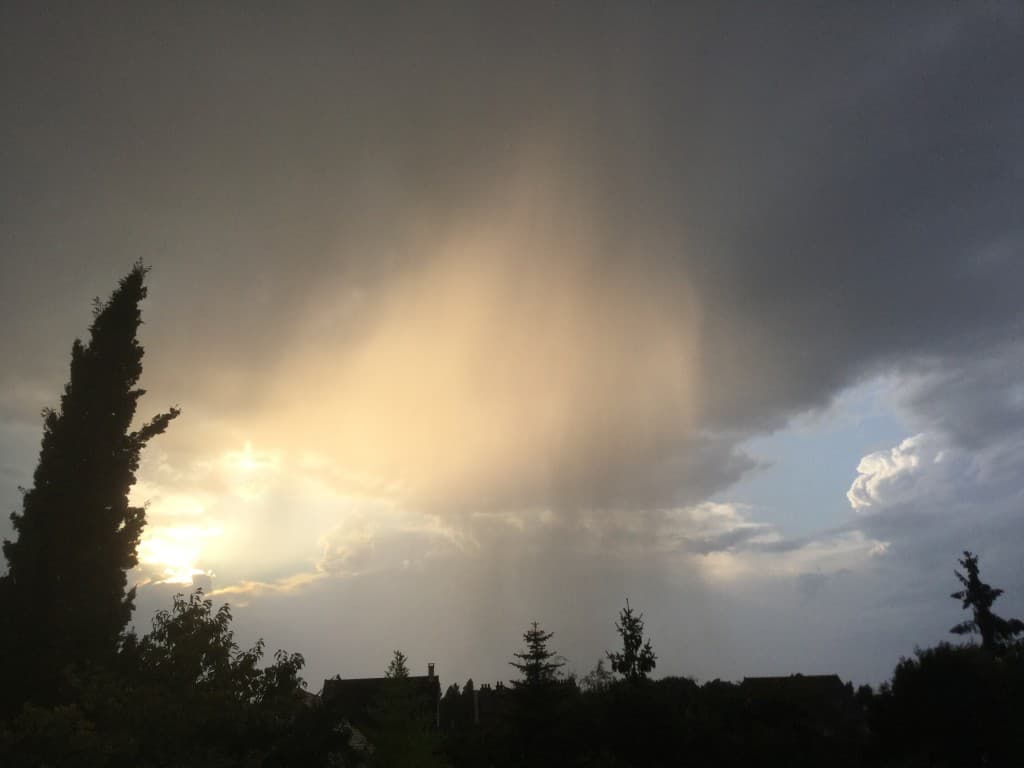L’orage, enfin!