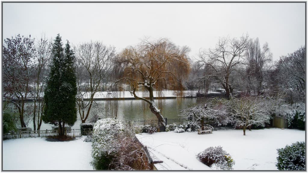 Neige sur la Marne