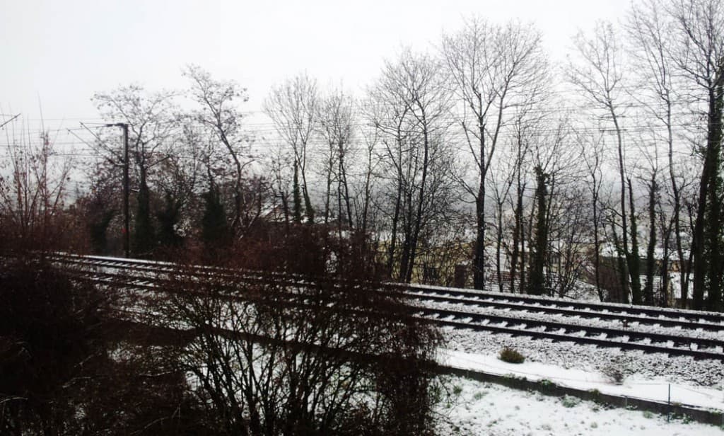 neige sur rails 