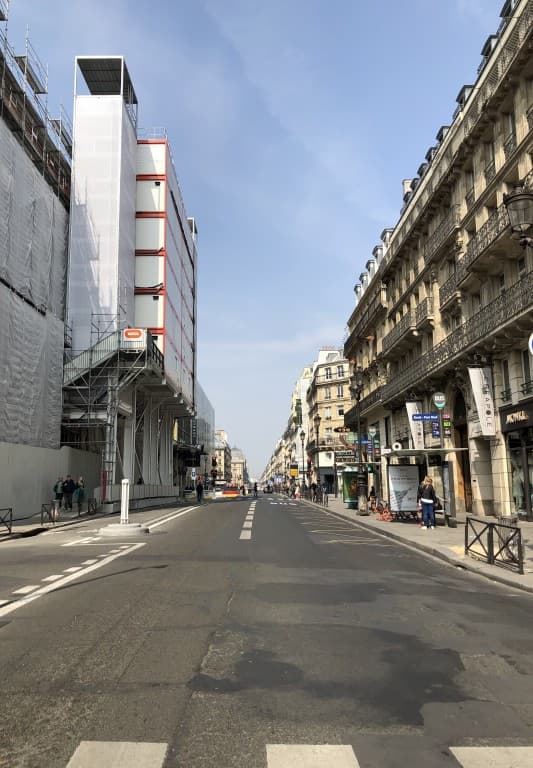 Rue de Rivoli  vide.Soraya Touchene