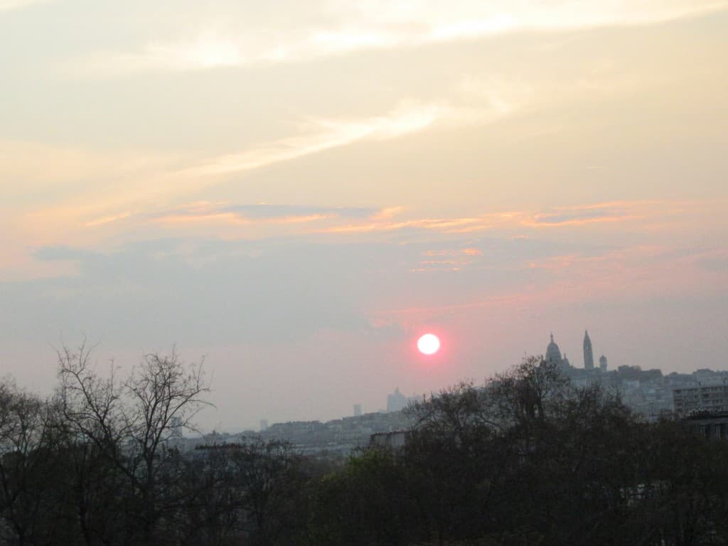 soleil se couche