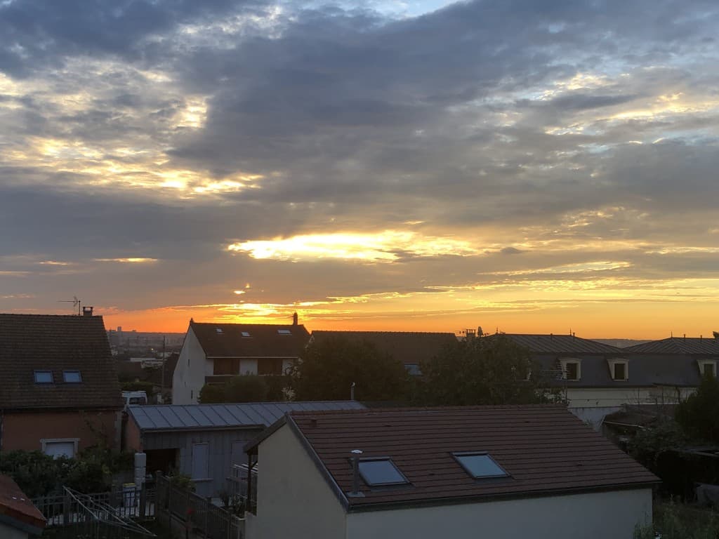 ciel ce matin a 7h30