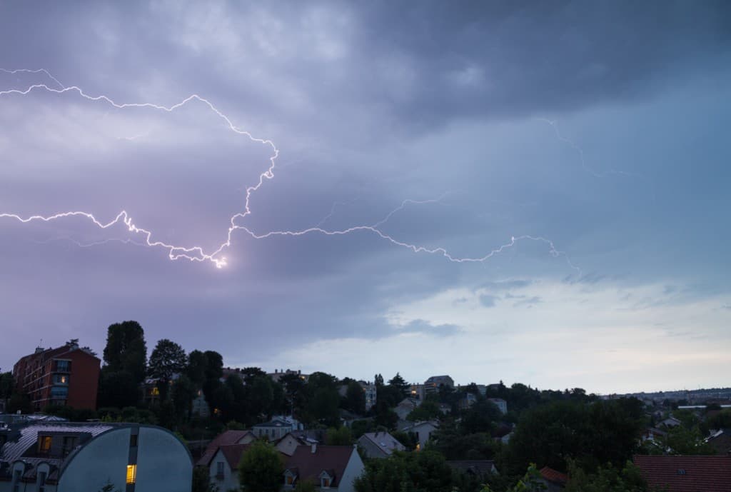 Orages mercredi 3 juin 2020