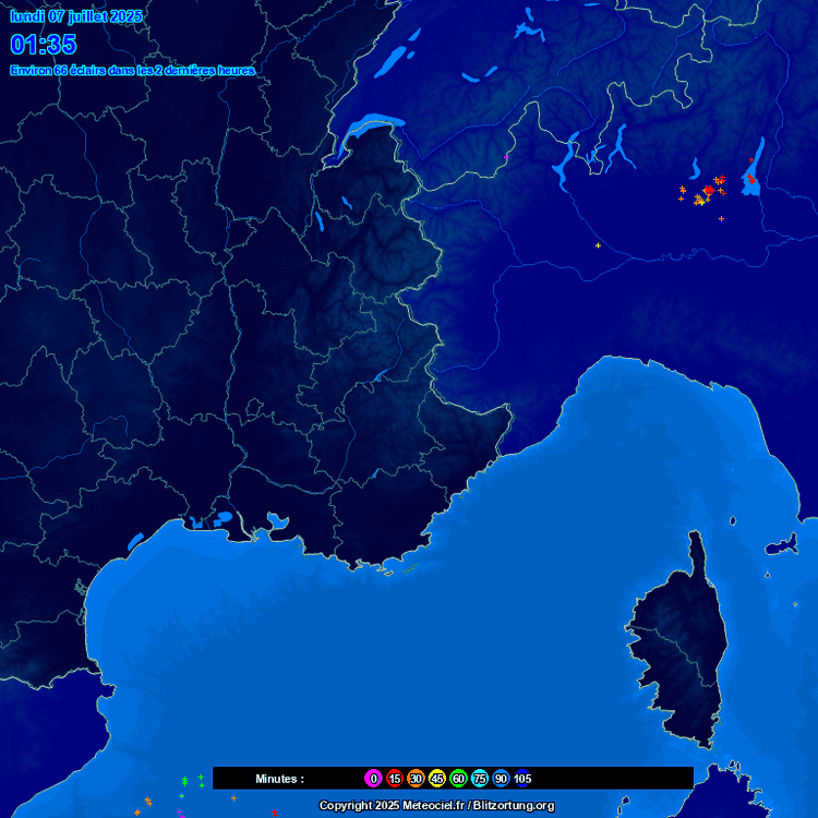 Image d'illustration pour Alerte aux orages dans le Centre-Est ce samedi