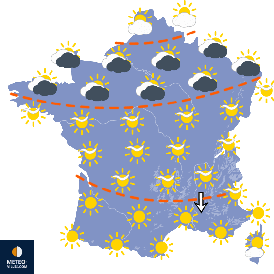 Carte de prévisions du temps du Dimanche 20 septembre 2026