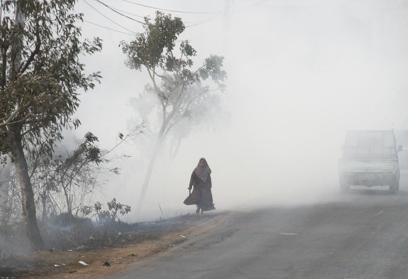 Image d'illustration pour De violents incendies enveloppent l'Asie du Sud-Est dans un nuage toxique