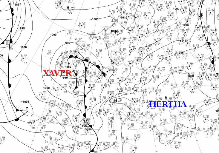 Image d'illustration pour Neige, vent et trombe marine : bilan d'un samedi agité