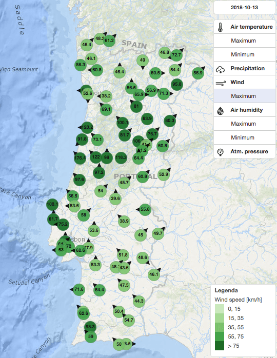Image d'illustration pour Le cyclone Leslie aux portes de l'Europe