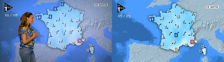 Image d'illustration pour Bulletin météo TV : Grenoble était mal placée !