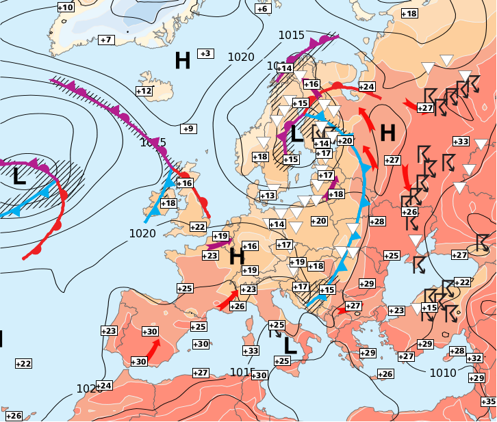 Image d'illustration pour Menace de canicule la semaine prochaine 