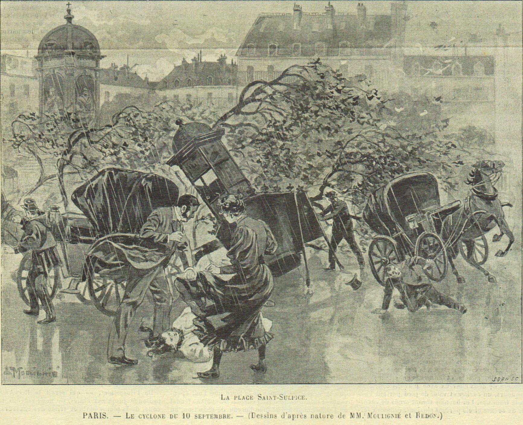 tornade septembre 1896 Paris