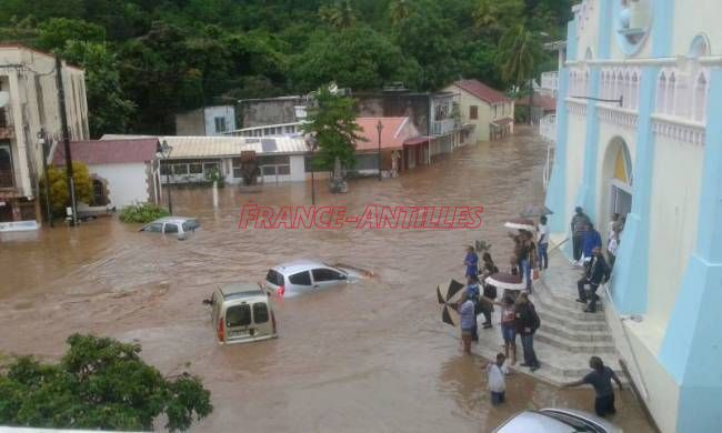 Image d'illustration pour Forte pluie et inondations sur les Antilles en Martinique