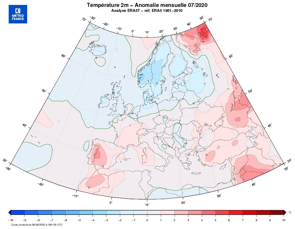 Image d'illustration pour L'actualité météo dans le monde à la mi-août 2020