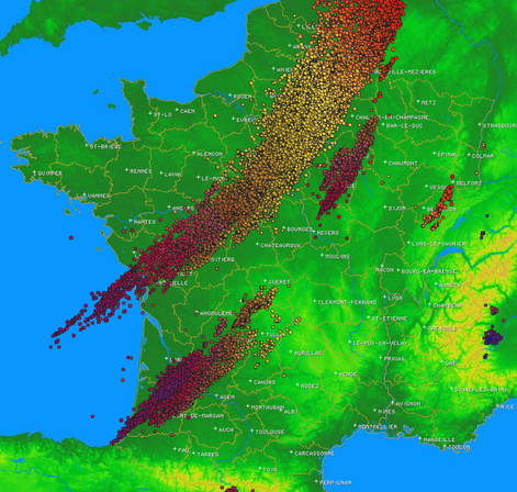 Image d'illustration pour Les violents orages de la nuit de dimanche à lundi