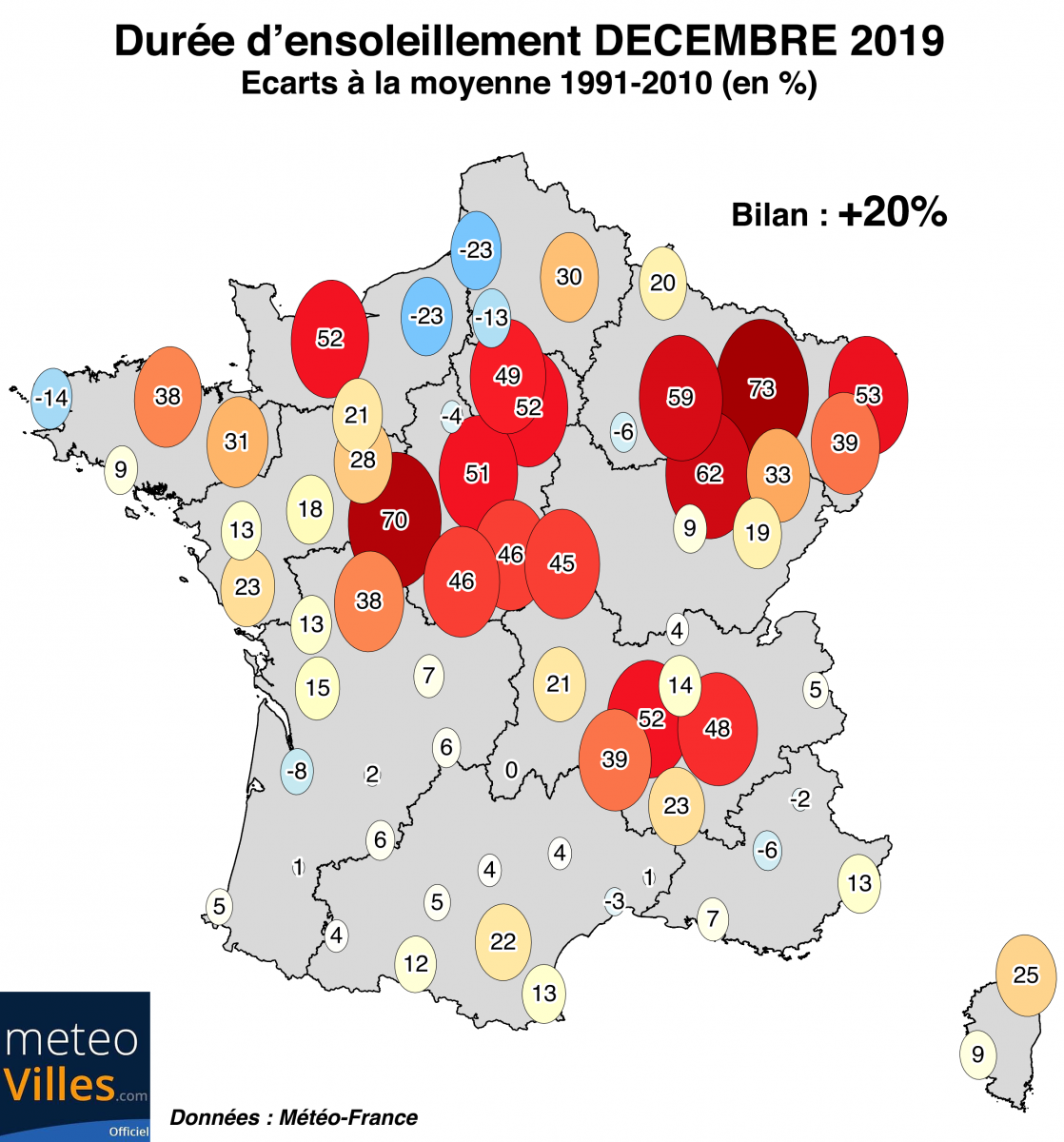 Image d'illustration pour Bilan de décembre 2019 : pluvieux mais particulièrement doux 