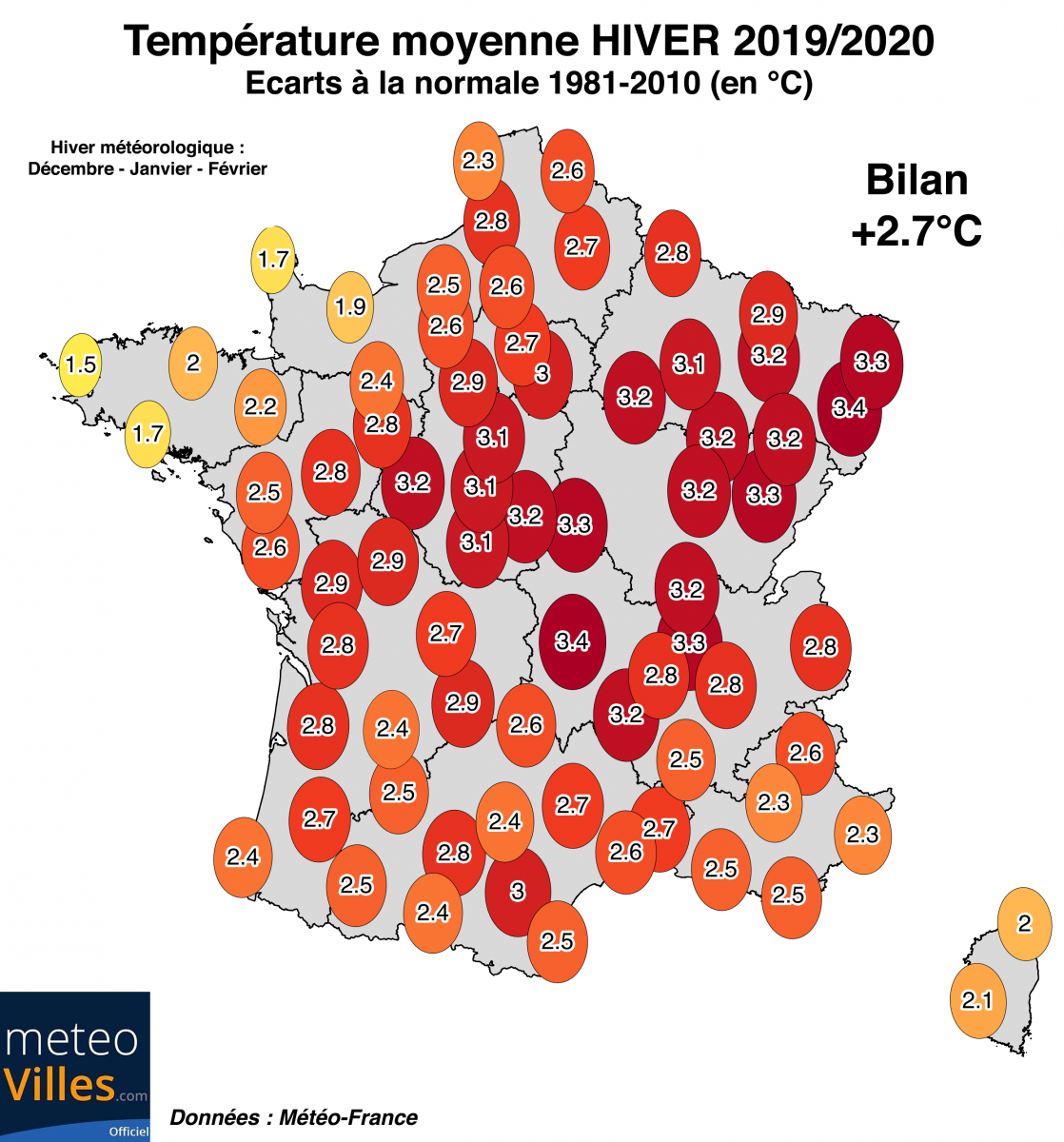 Image d'illustration pour L'hiver 2019-2020 devient le plus chaud jamais mesuré en France ! 