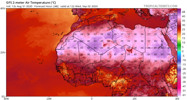 Image d'illustration pour L'actualité météo dans le monde en cette rentrée 2020