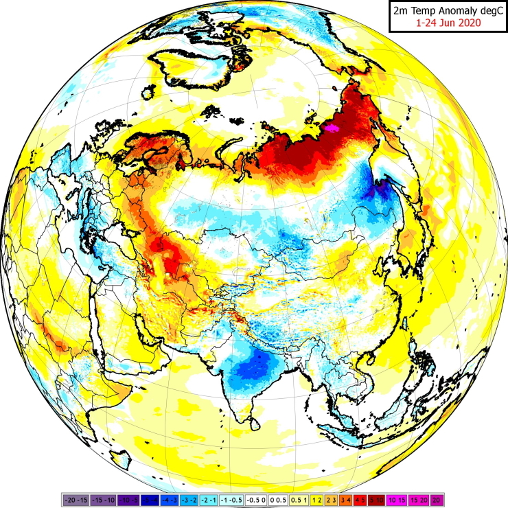 Image d'illustration pour L'actualité météo dans le monde en cette fin juin 2020