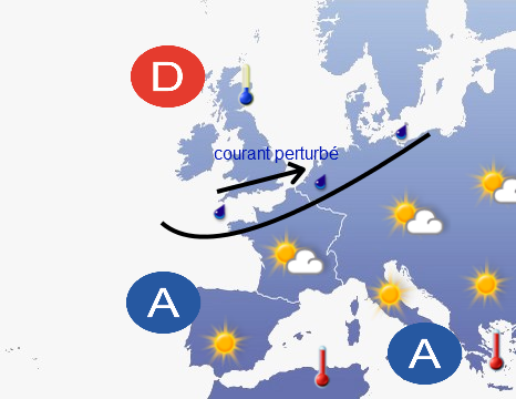 Image d'illustration pour Un début juillet 2012 automnal sur la France