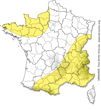 Image d'illustration pour Forte chaleur au Sud et à l'Est mardi et mercredi avant la chute