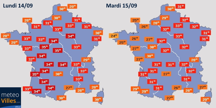 Image d'illustration pour Épisode de fortes chaleurs sur la France à partir du week-end