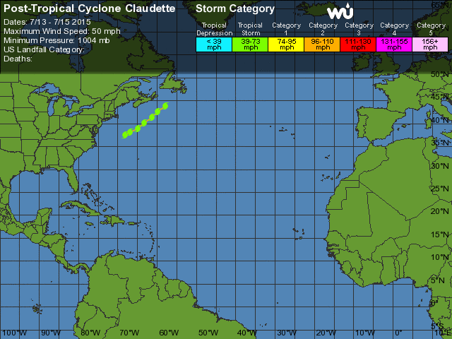 Image d'illustration pour L'ex ouragan Danny circule sur le Nord de l'Arc antillais