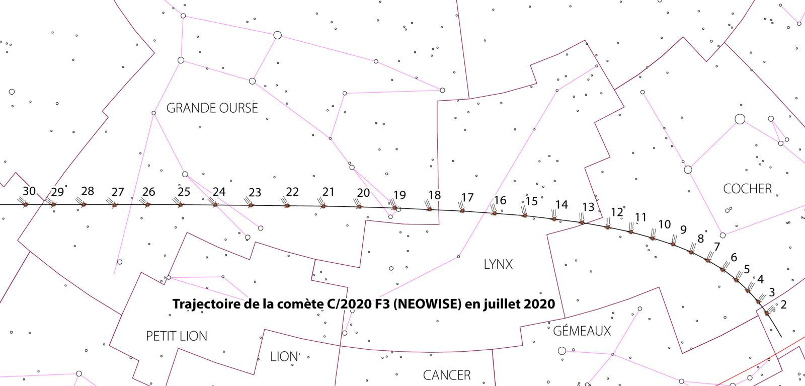 Image d'illustration pour Comète Neowise. Où et comment l'observer?