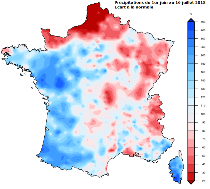 Image d'illustration pour Bilan météo d'un début d'été chaud et orageux