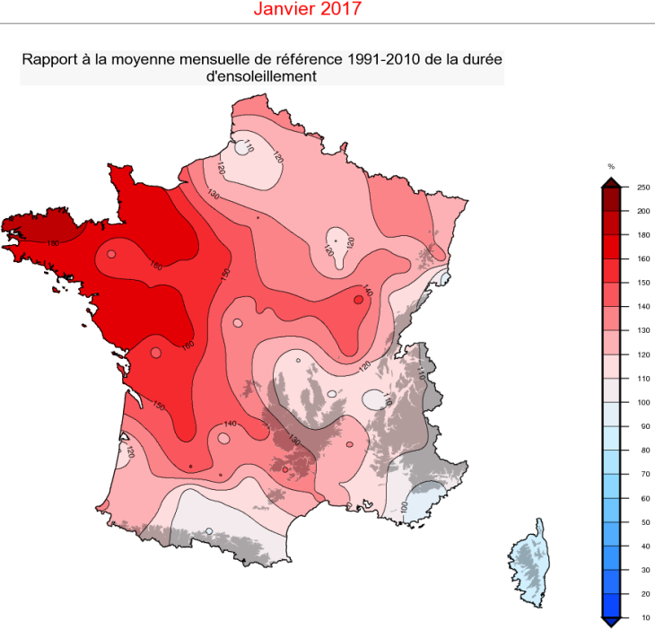 Image d'illustration pour Bilan météo de janvier 2017 : souvent froid et sec