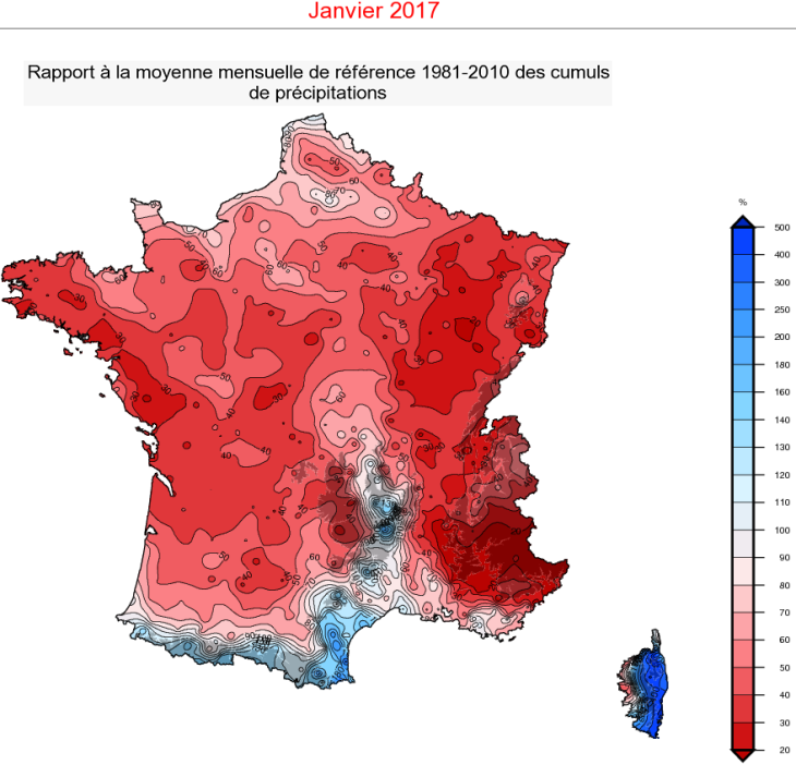 Image d'illustration pour Bilan météo de janvier 2017 : souvent froid et sec