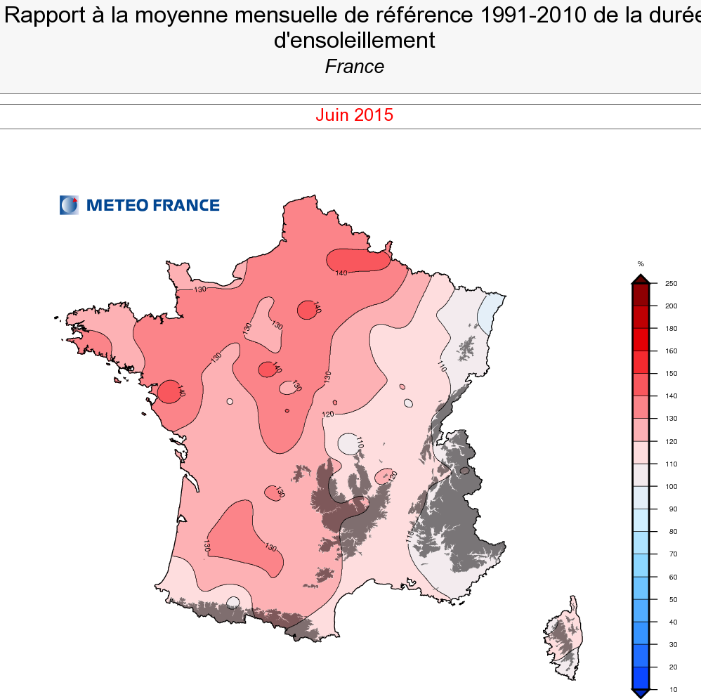 Image d'illustration pour Bilan météo de juin : chaud, ensoleillé aux précipitations contrastées