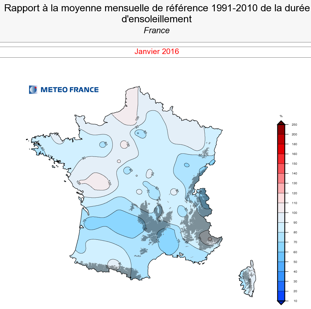 Image d'illustration pour Bilan météo de janvier : très doux et fréquemment pluvieux