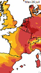 Image d'illustration pour Deuxième canicule de l'été : prévisions et suivi