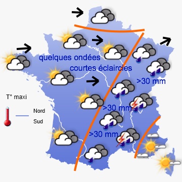 Image d'illustration pour Un week-end très contrasté : chaleur samedi / orages et fraîcheur dimanche