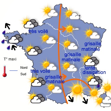 SEMAINE très perturbée mais enfin plus douce