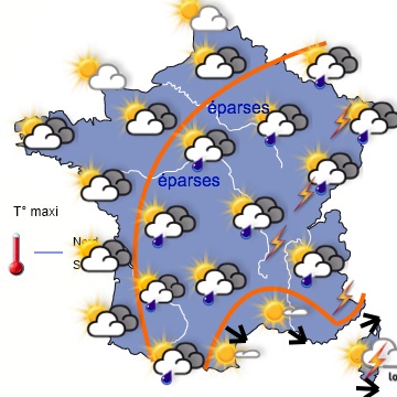 Une météo en dents de scie, mais pas de réel mauvais temps en vue 