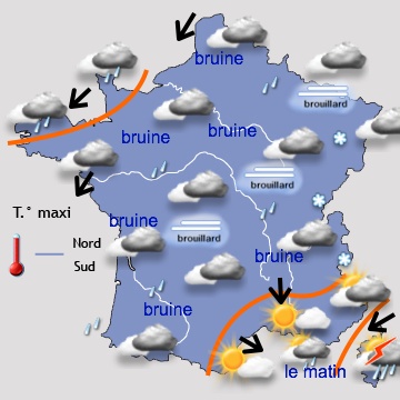 Un peu de neige sur les régions du Nord 