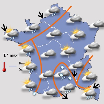 Fin de la période de temps gris et froid