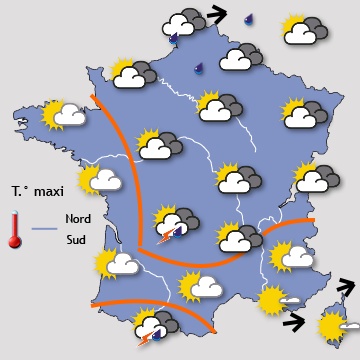 Lente amélioration par le sud 