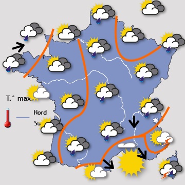 Réchauffement spectaculaire en début de semaine mais... 