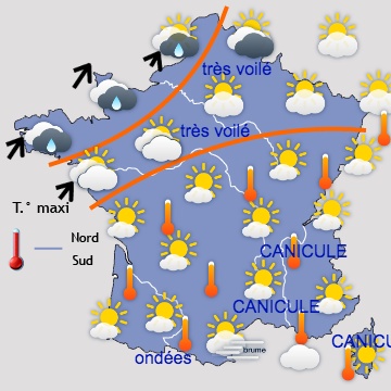 Carte météo de France du 02/08/2017 à 1812