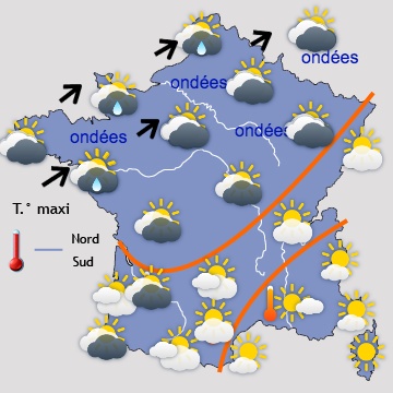 Beaucoup de pluie et une fraîcheur marquée à partir de vendredi