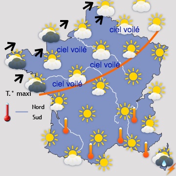 Carte météo de France du 20/09/2018 à 1812