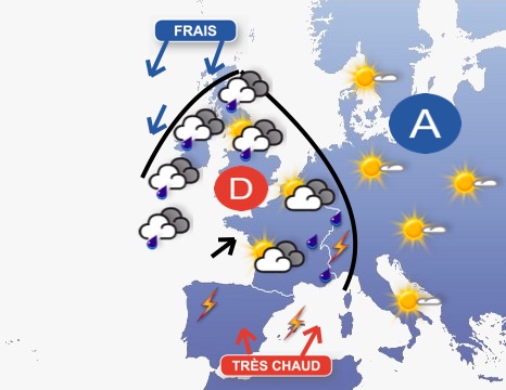 Carte météo Europe du 18/05/2012 à 1812