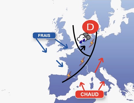 Carte météo Europe du 18/06/2012 à 1812