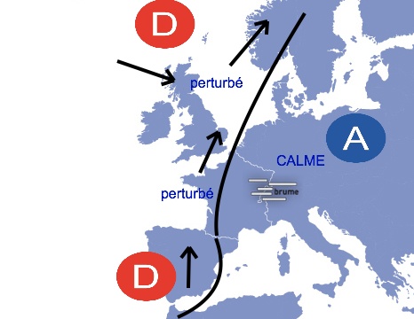 Carte météo Europe du 17/11/2012 à 1812