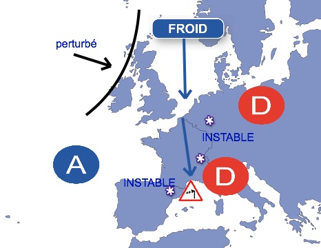 Carte météo Europe du 02/02/2013 à 1812